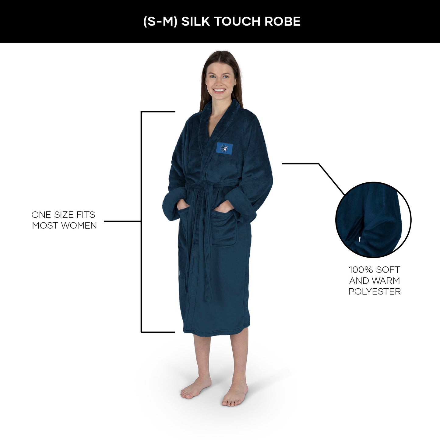 Minnesota Lynx silk touch Team Color women bathrobe