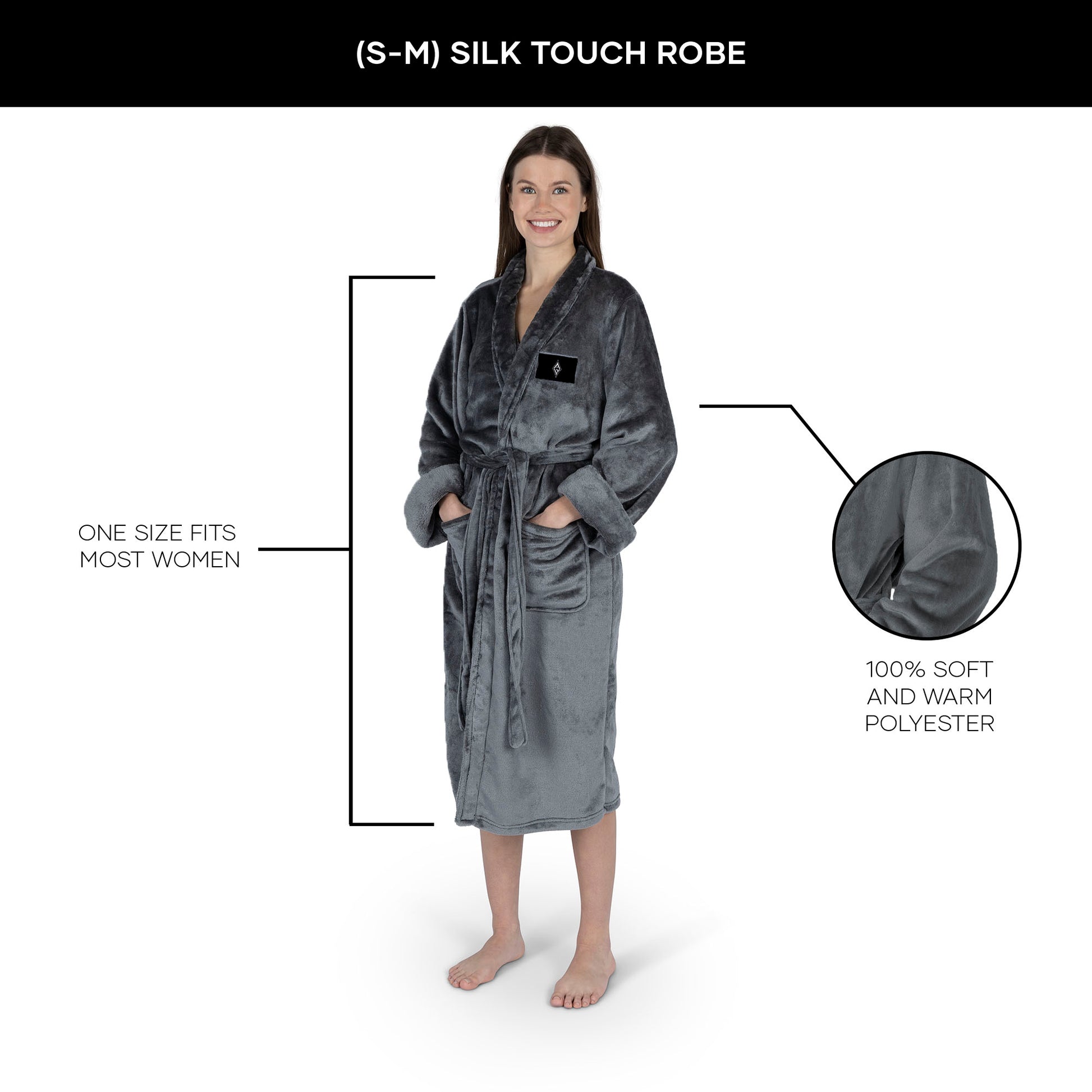 Las Vegas Aces silk touch Team Color women bathrobe