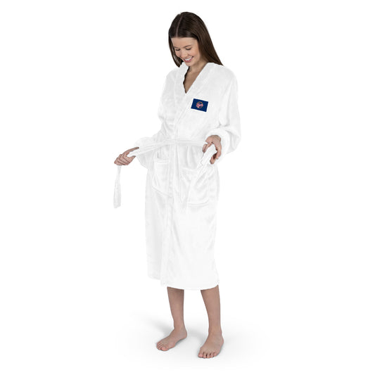 Indiana Fever silk touch WHITE bathrobe