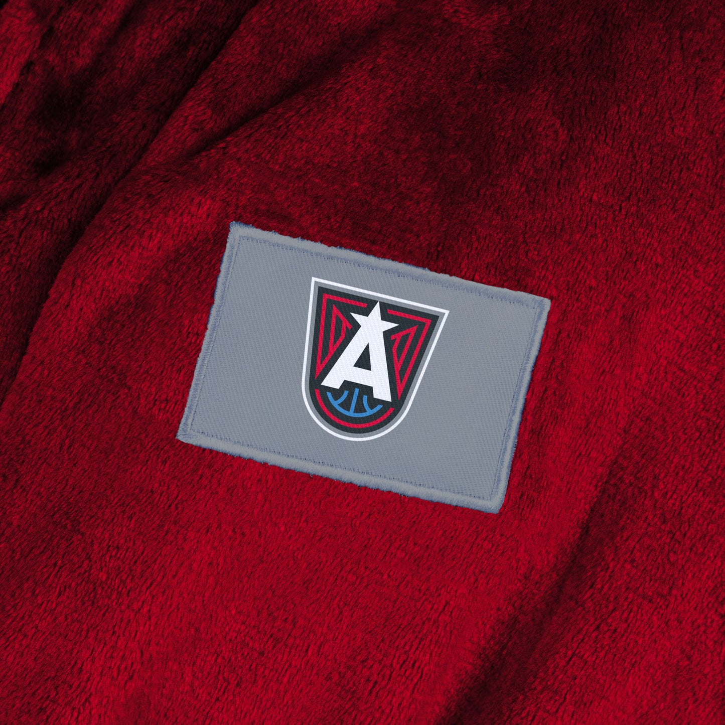 Atlanta Dream silk touch Team Color bathrobe logo patch