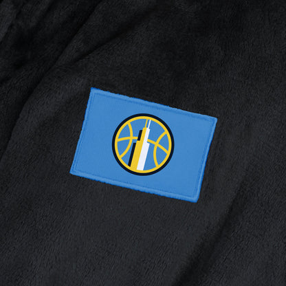 Chicago Sky silk touch Team Color bathrobe logo patch