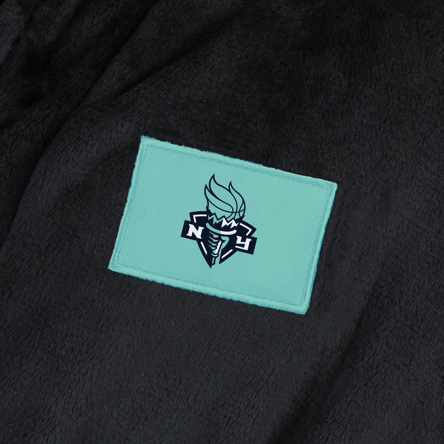 New York Liberty silk touch Team Color bathrobe logo patch