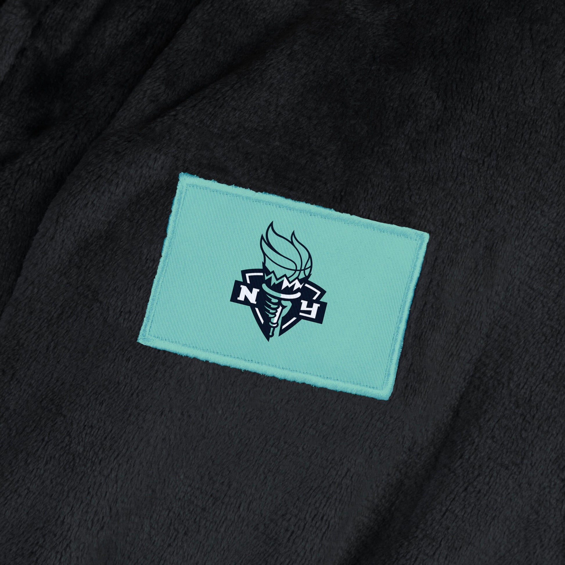 New York Liberty silk touch Team Color bathrobe logo patch