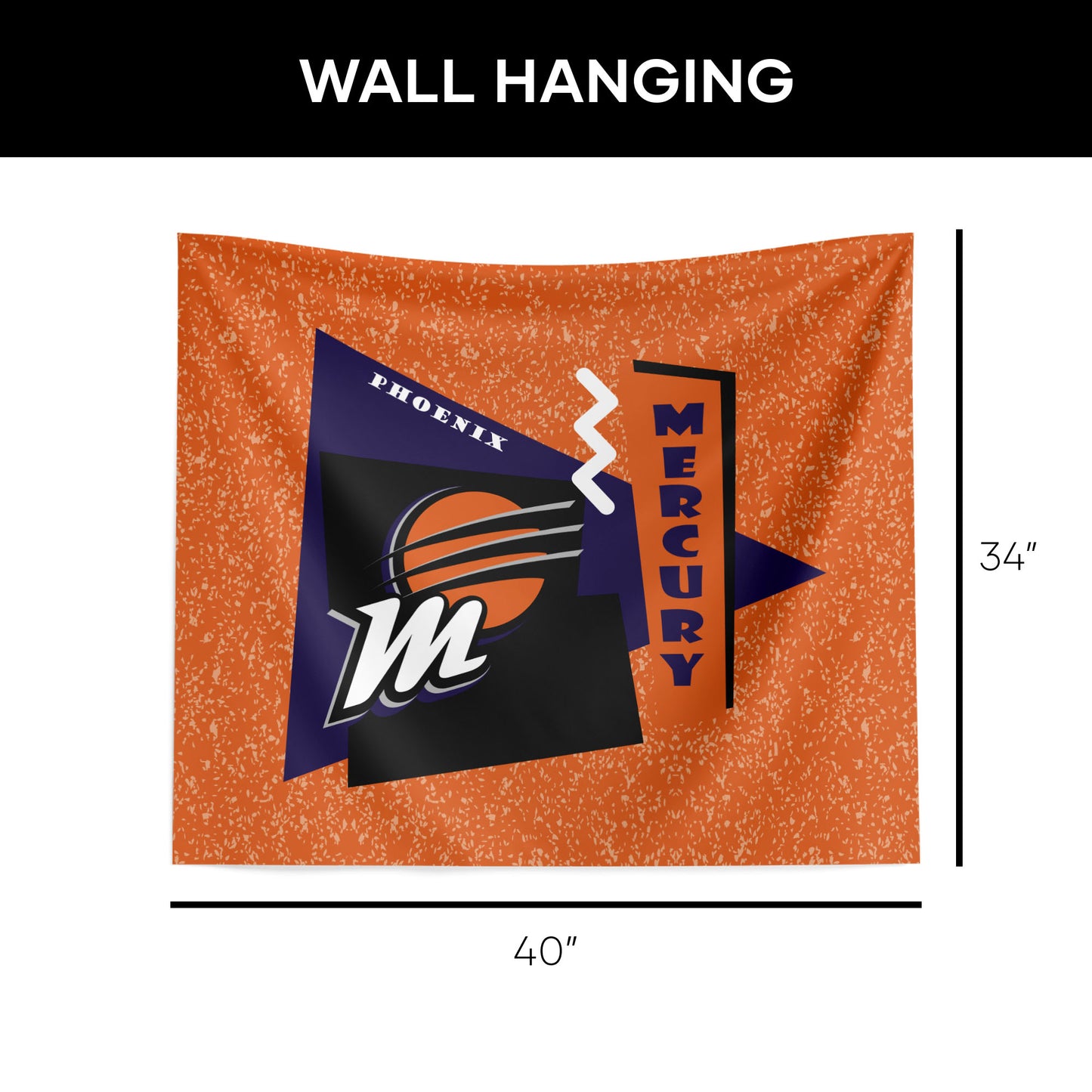 Phoenix Mercury Premium Wall Hanging Dimensions