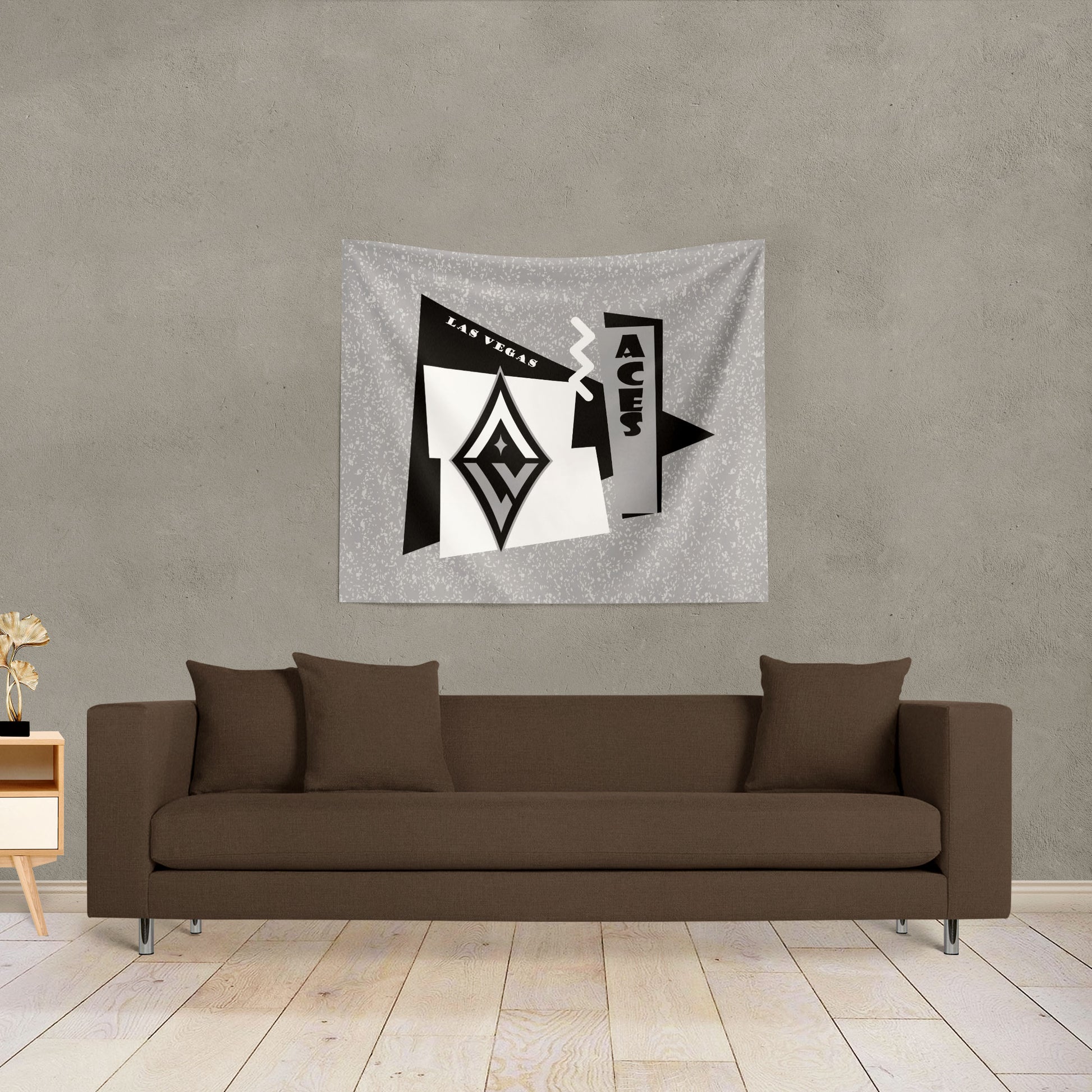 Las Vegas Aces Wall Hanging Lifestyle