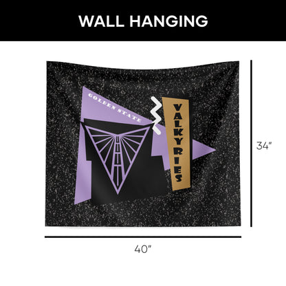 Golden State Valkyries Premium Wall Hanging Dimensions