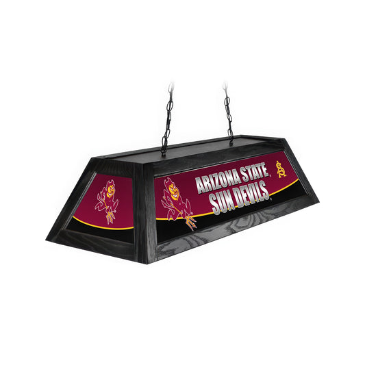 Official [Team Name] 42-Inch Pool Table Light - Handcrafted Billiard Lamp Front View