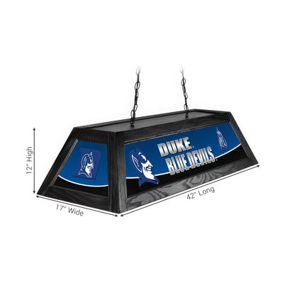 Official [Team Name] Pool Table Lamp Sizing Chart - 42 Inch Length Dimensions Diagram