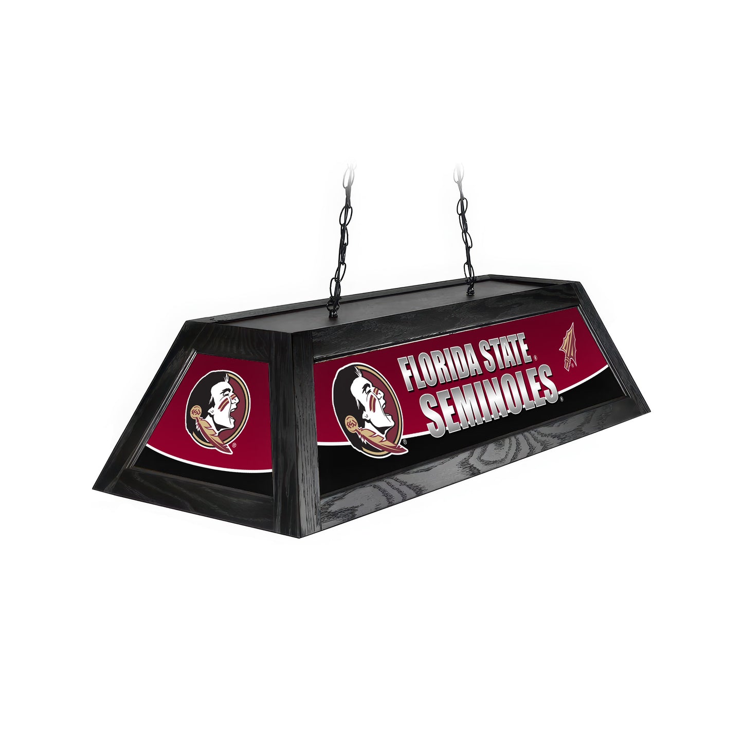 Official [Team Name] 42-Inch Pool Table Light - Handcrafted Billiard Lamp Front View