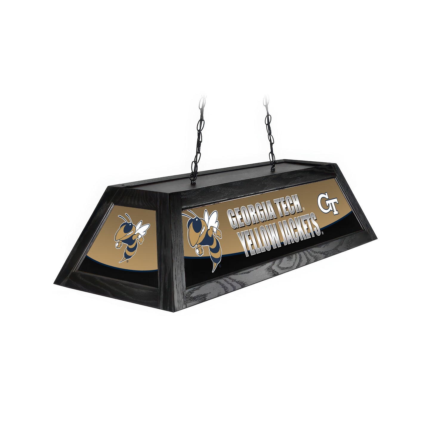 Official [Team Name] 42-Inch Pool Table Light - Handcrafted Billiard Lamp Front View