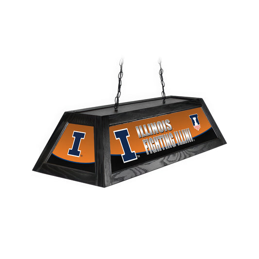 Official [Team Name] 42-Inch Pool Table Light - Handcrafted Billiard Lamp Front View