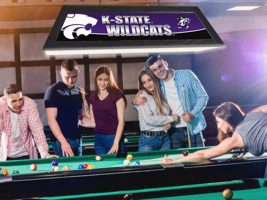 Official [Team Name] 42-Inch Billiard Light Installed Hanging Inside Game Room Man Cave