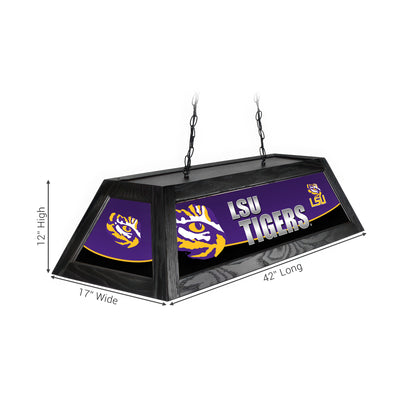 Official [Team Name] Pool Table Lamp Sizing Chart - 42 Inch Length Dimensions Diagram