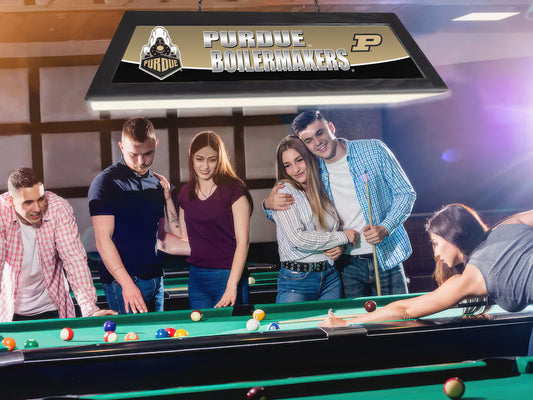Official [Team Name] 42-Inch Billiard Light Installed Hanging Inside Game Room Man Cave