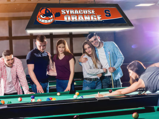 Official [Team Name] 42-Inch Billiard Light Installed Hanging Inside Game Room Man Cave