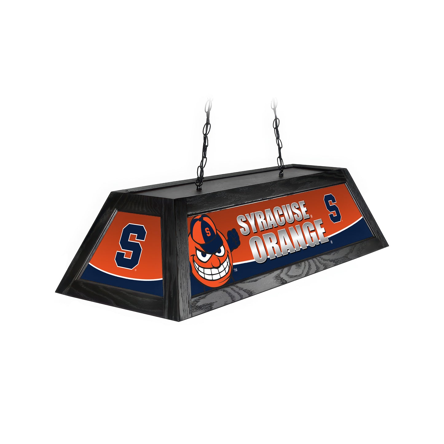 Official [Team Name] 42-Inch Pool Table Light - Handcrafted Billiard Lamp Front View