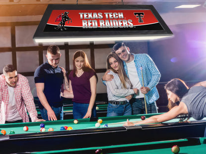 Official [Team Name] 42-Inch Billiard Light Installed Hanging Inside Game Room Man Cave