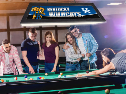 Official [Team Name] 42-Inch Billiard Light Installed Hanging Inside Game Room Man Cave