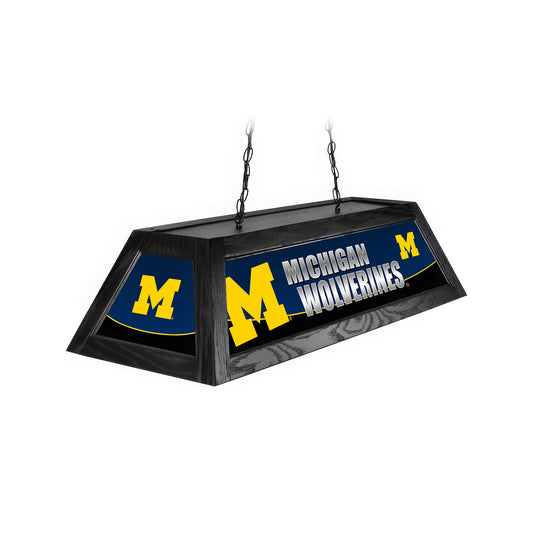Official [Team Name] 42-Inch Pool Table Light - Handcrafted Billiard Lamp Front View