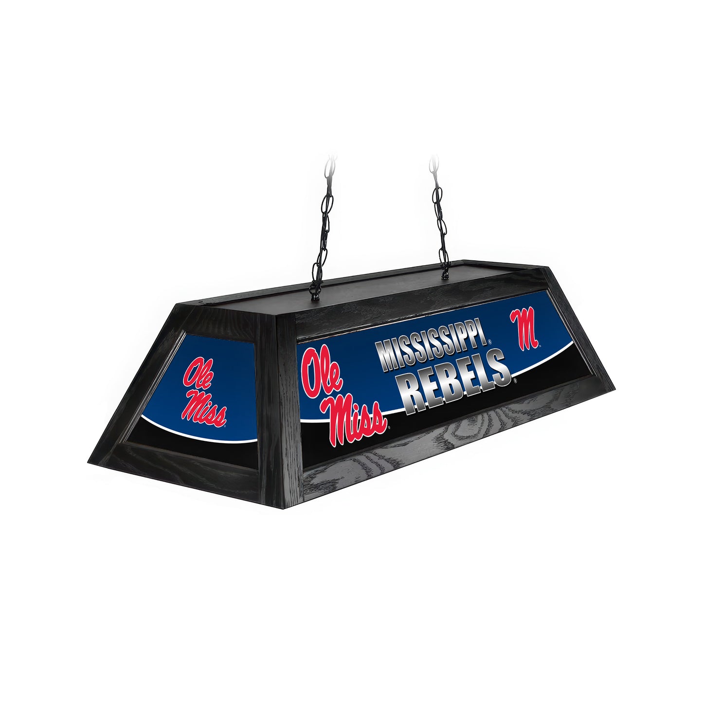 Official [Team Name] 42-Inch Pool Table Light - Handcrafted Billiard Lamp Front View