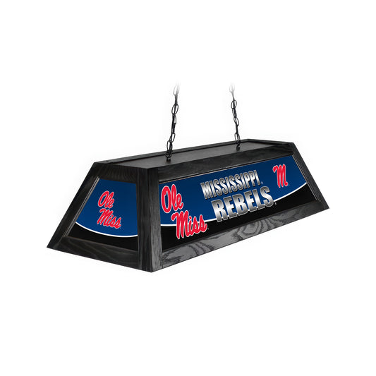 Official [Team Name] 42-Inch Pool Table Light - Handcrafted Billiard Lamp Front View