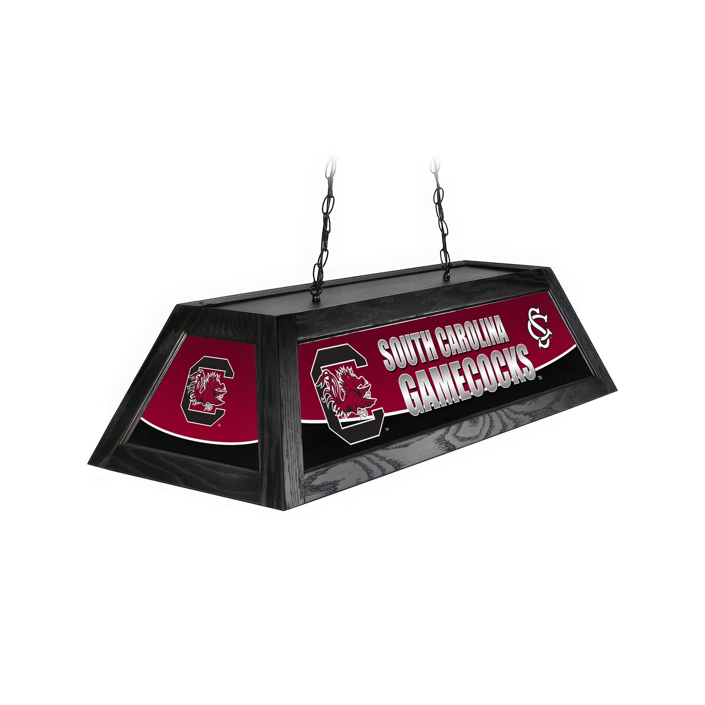 Official [Team Name] 42-Inch Pool Table Light - Handcrafted Billiard Lamp Front View