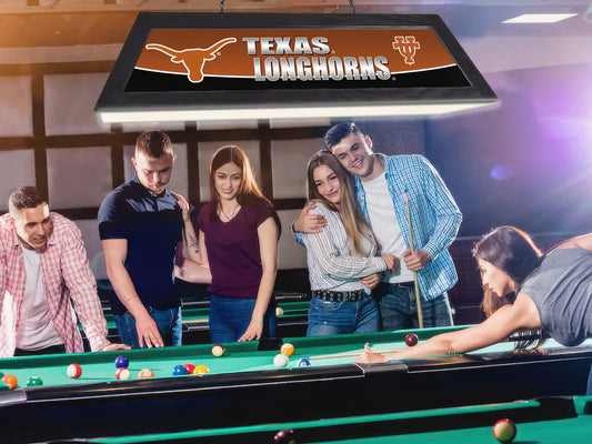 Official [Team Name] 42-Inch Billiard Light Installed Hanging Inside Game Room Man Cave