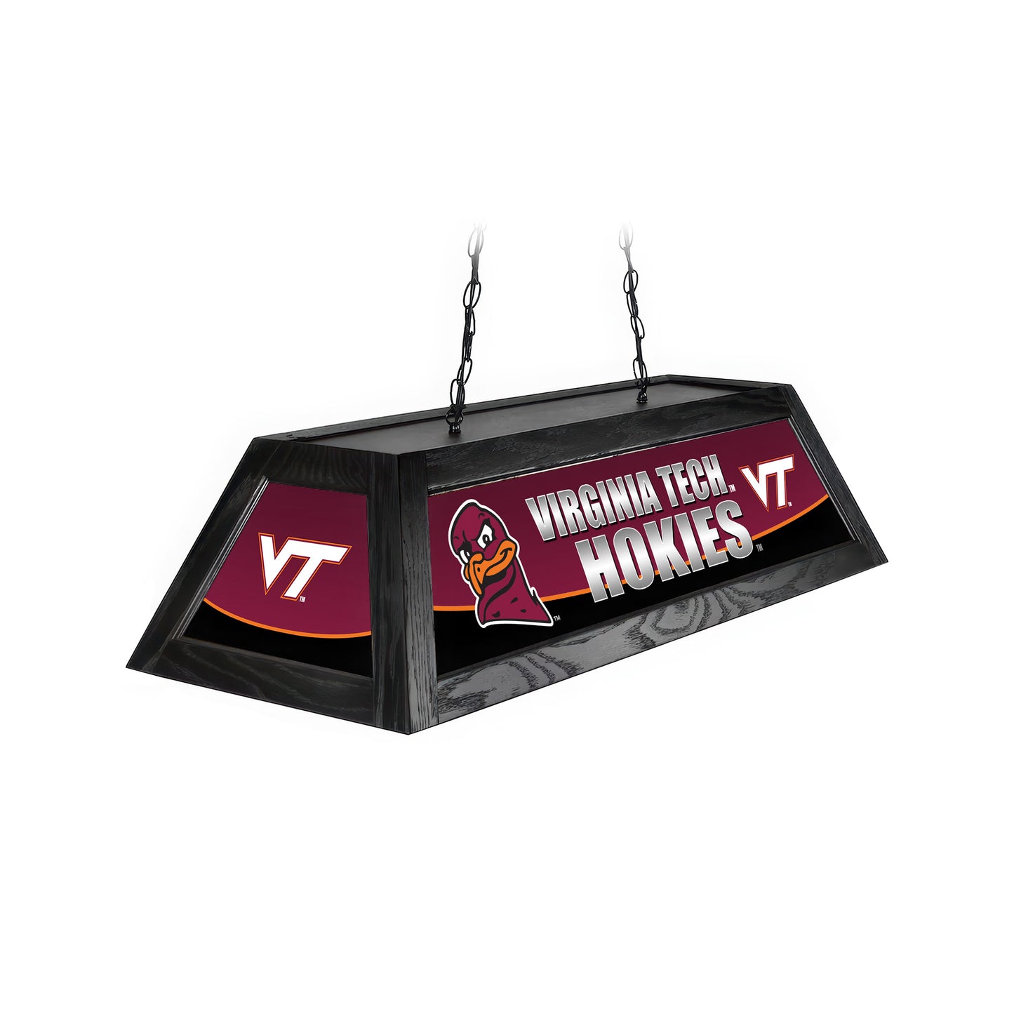 Official [Team Name] 42-Inch Pool Table Light - Handcrafted Billiard Lamp Front View