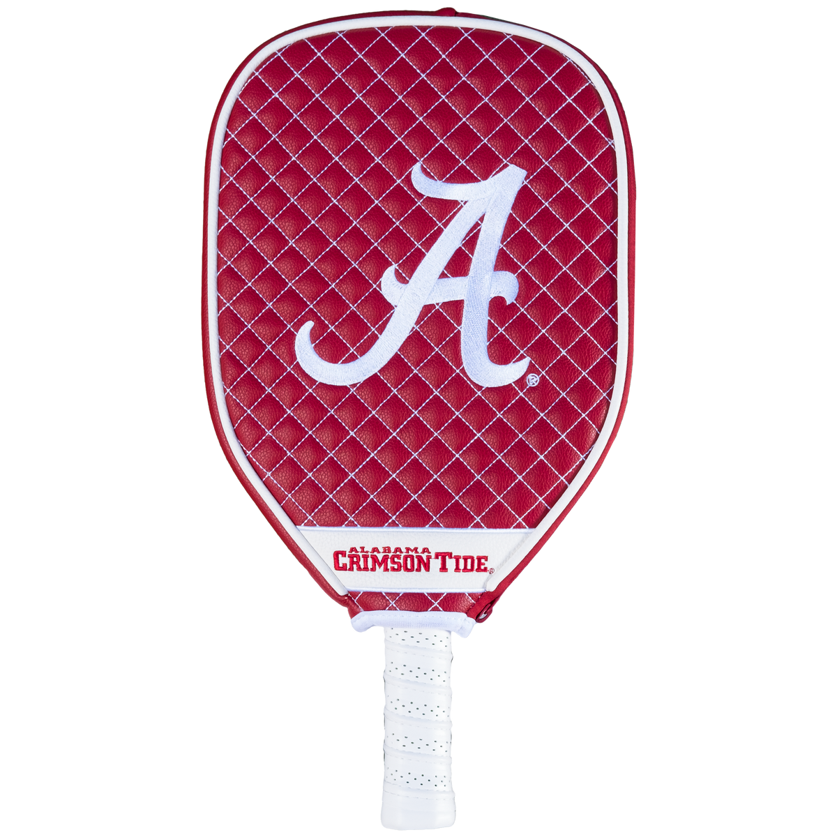 Alabama Crimson Tide Dark Red quilted pickleball paddle cover