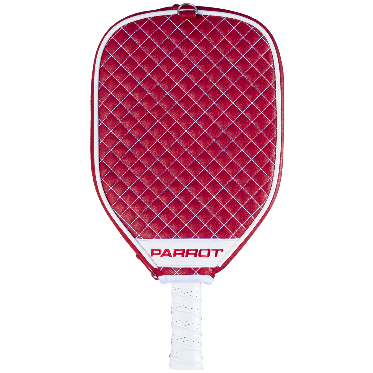 Alabama Crimson Tide Dark Red quilted pickleball paddle cover back view
