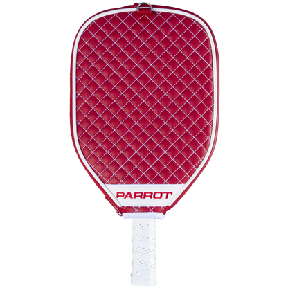 Alabama Crimson Tide Dark Red quilted pickleball paddle cover back view