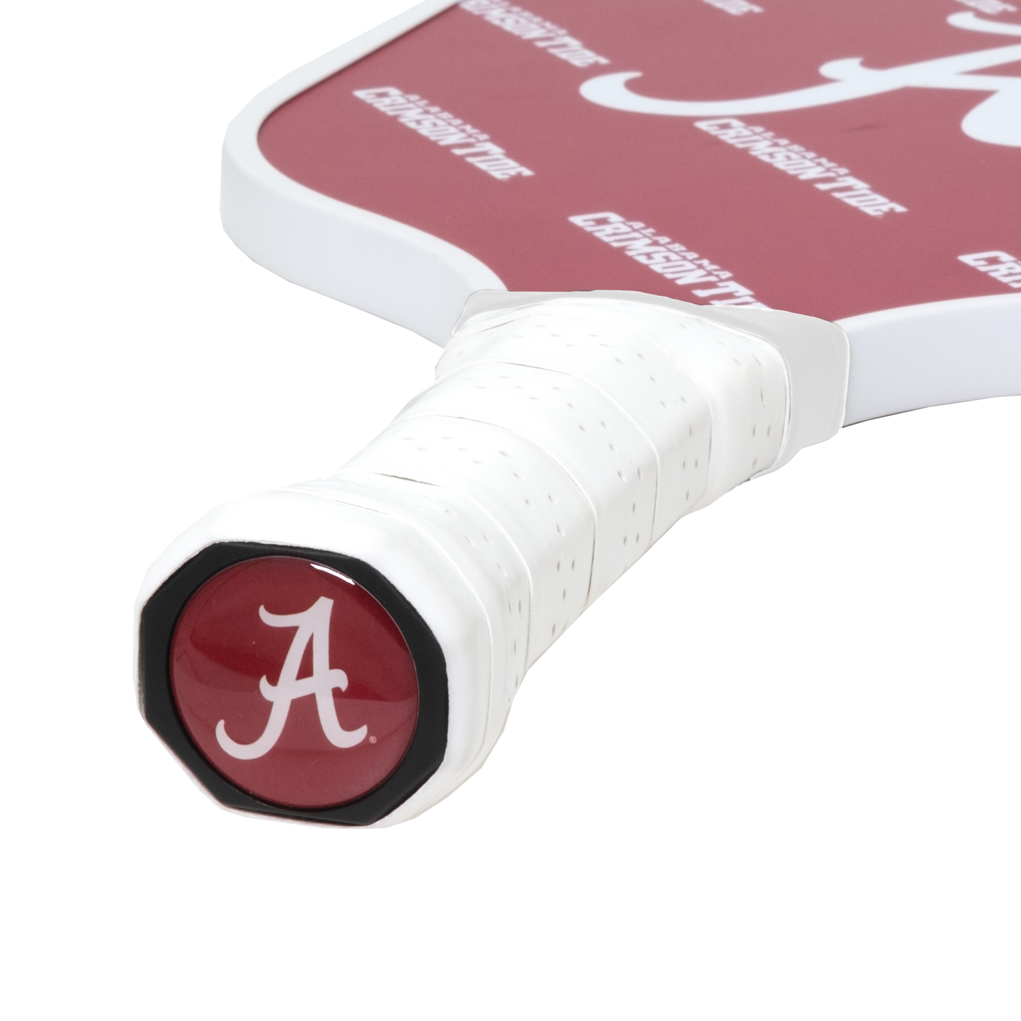 Alabama Crimson Tide pickleball paddle handle logo