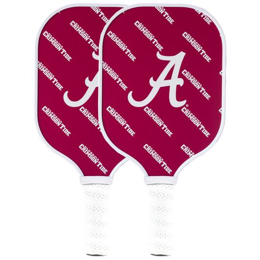 Alabama Crimson Tide pickleball paddle set