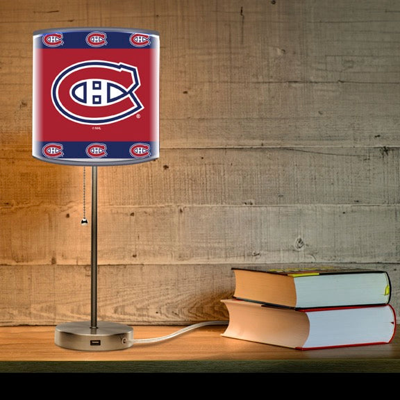 Montreal Canadiens table lamp