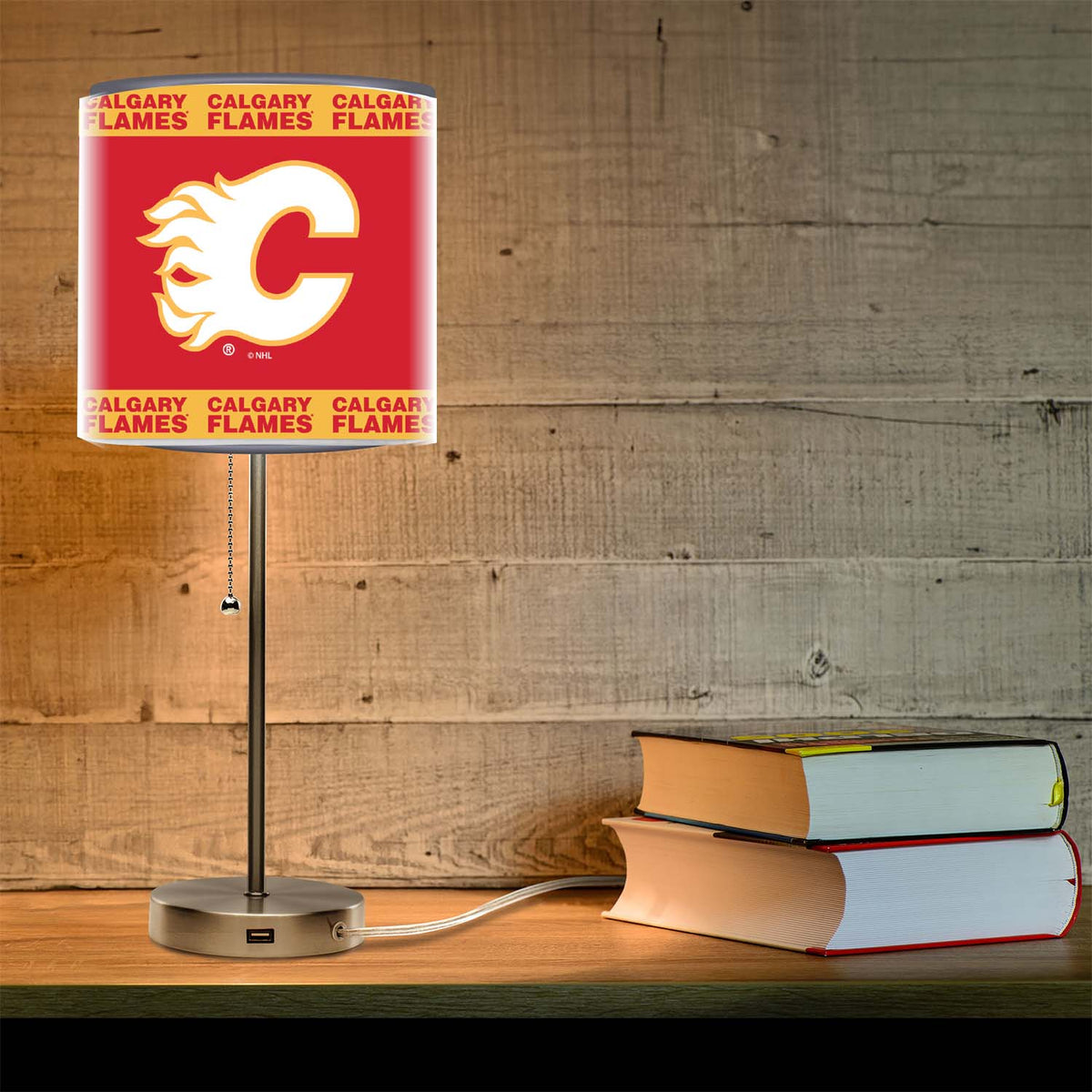 Calgary Flames table lamp