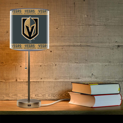 Vegas Golden Knights table lamp