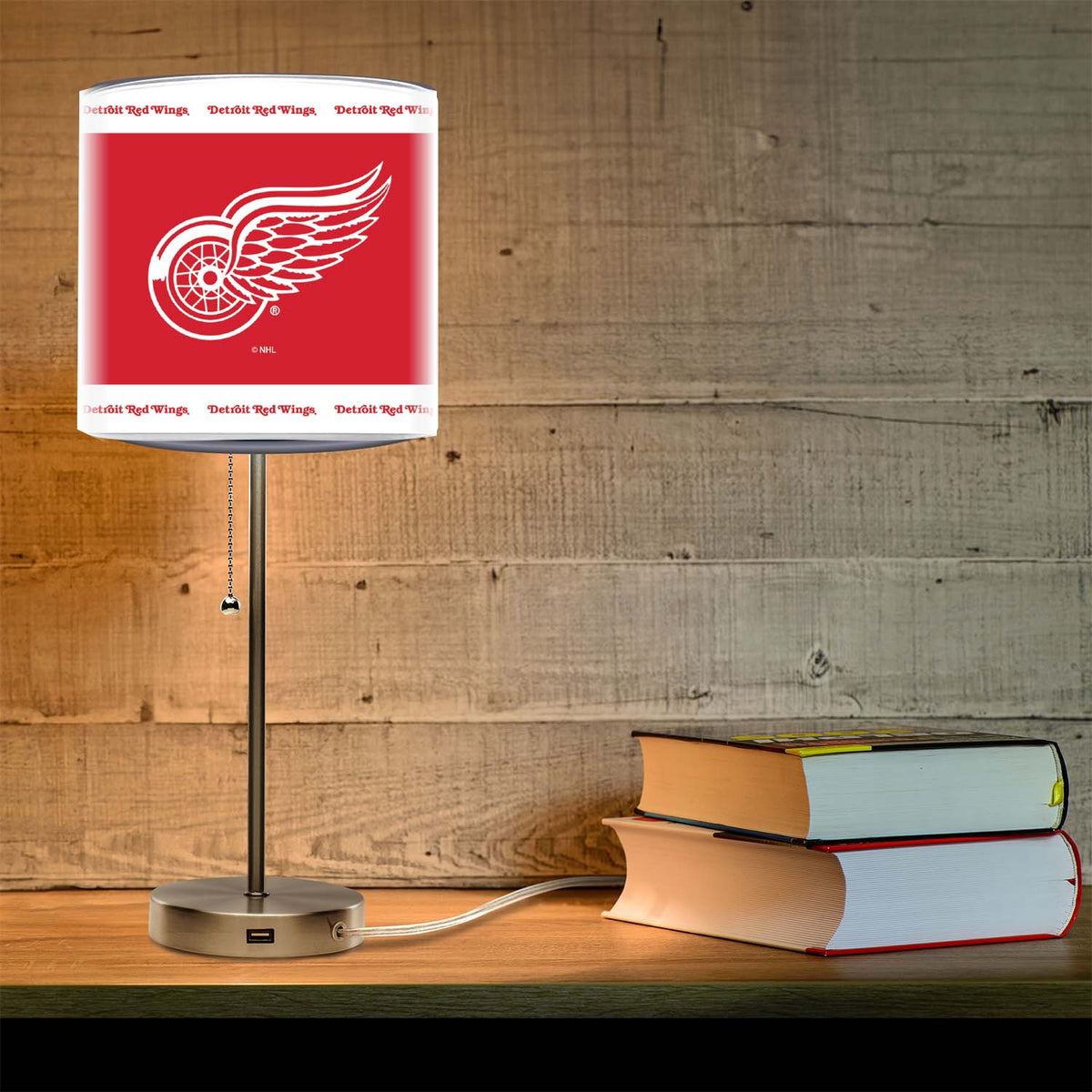 Detroit Red Wings table lamp
