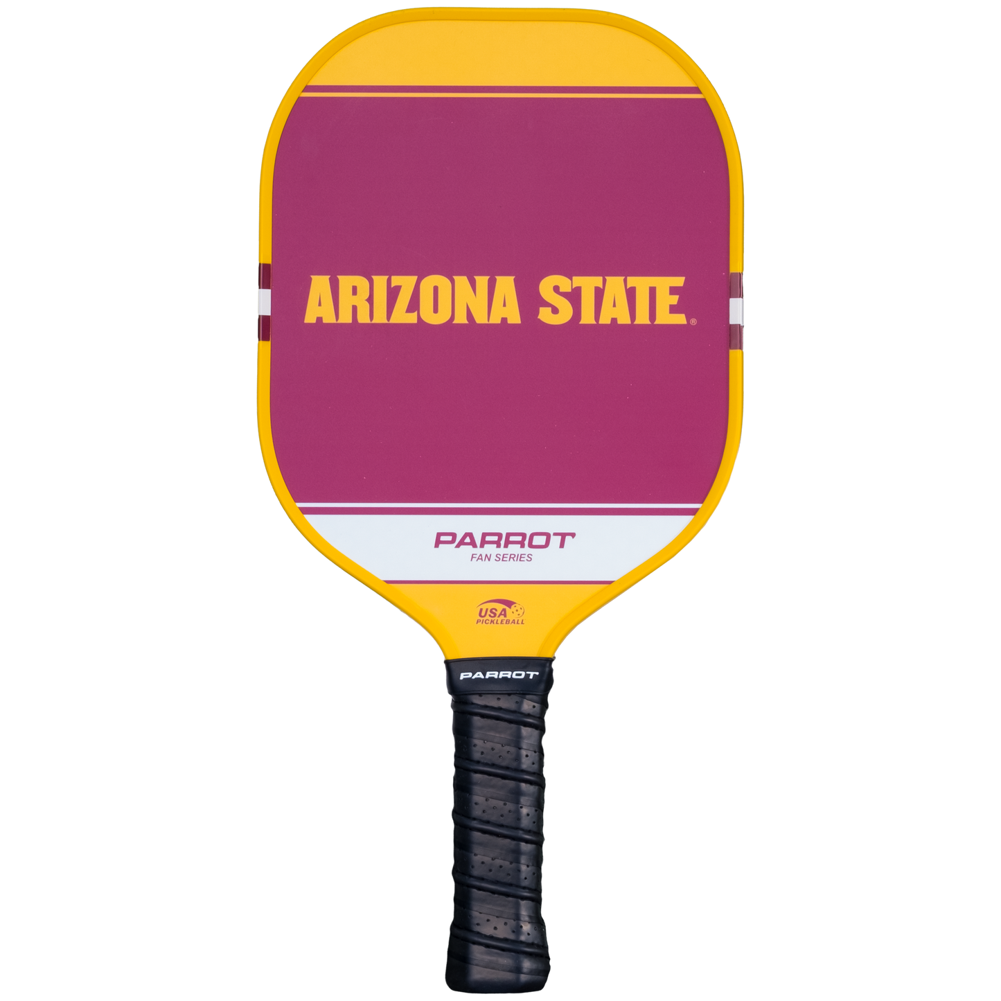 Arizona State Sun Devils Sport Plus pickleball paddle back view