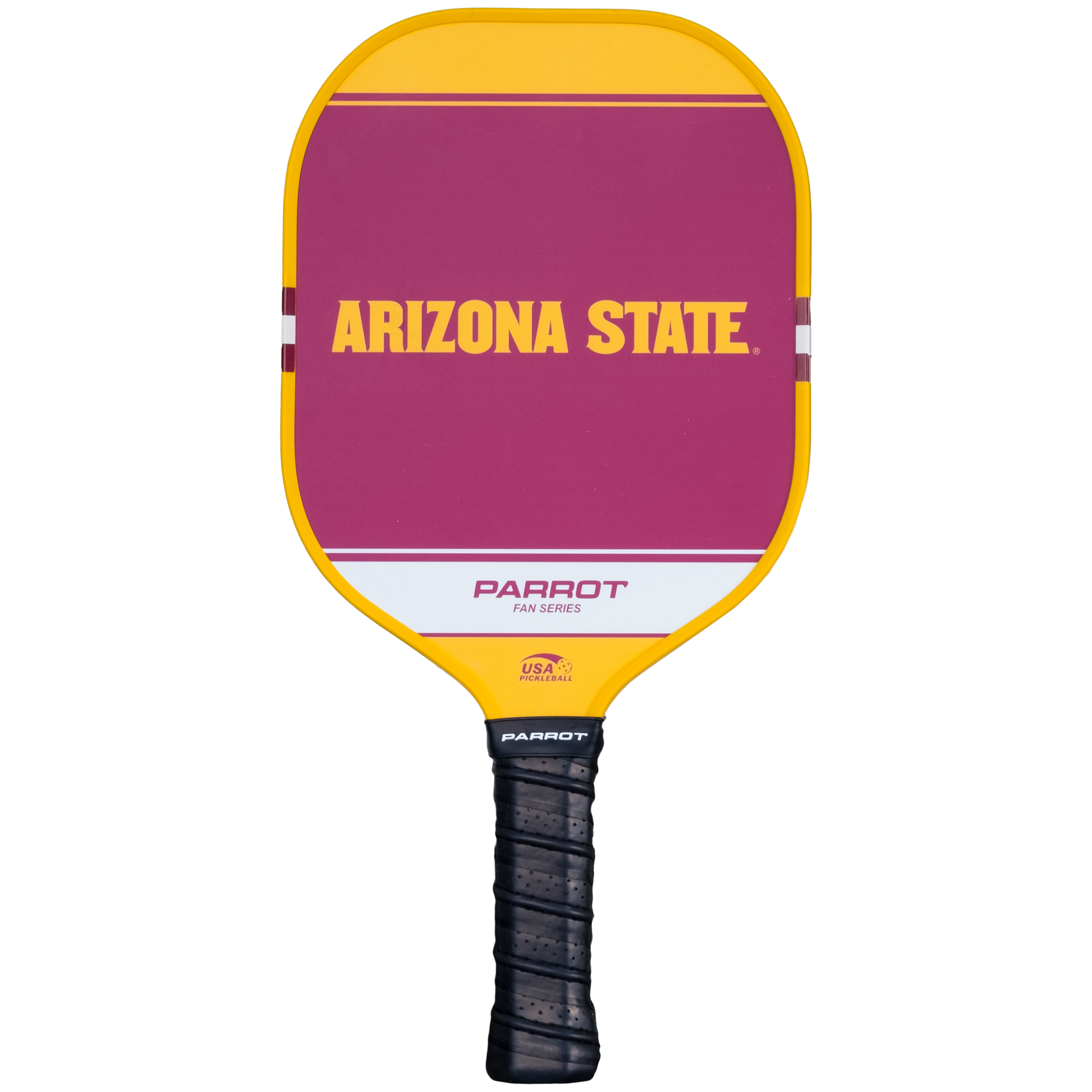Arizona State Sun Devils Sport Plus pickleball paddle back view
