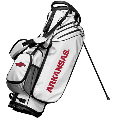 Arkansas Razorbacks White Birdie Golf Bag