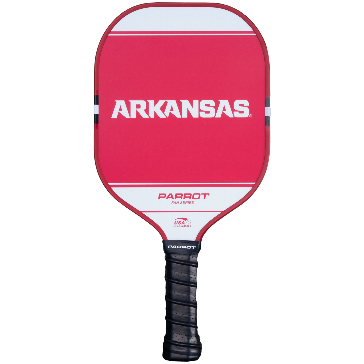 Arkansas Razorbacks Sport Plus pickleball paddle back view