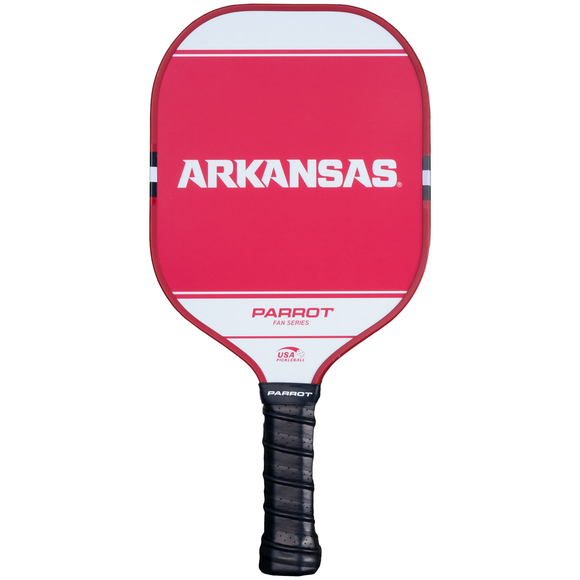 Arkansas Razorbacks Sport Plus pickleball paddle back view