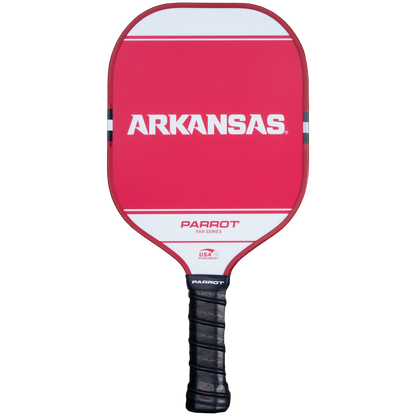 Arkansas Razorbacks Sport Plus pickleball paddle back view