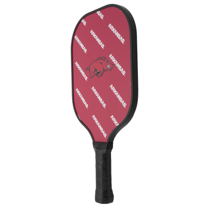 Arkansas Razorbacks pickleball paddle back view