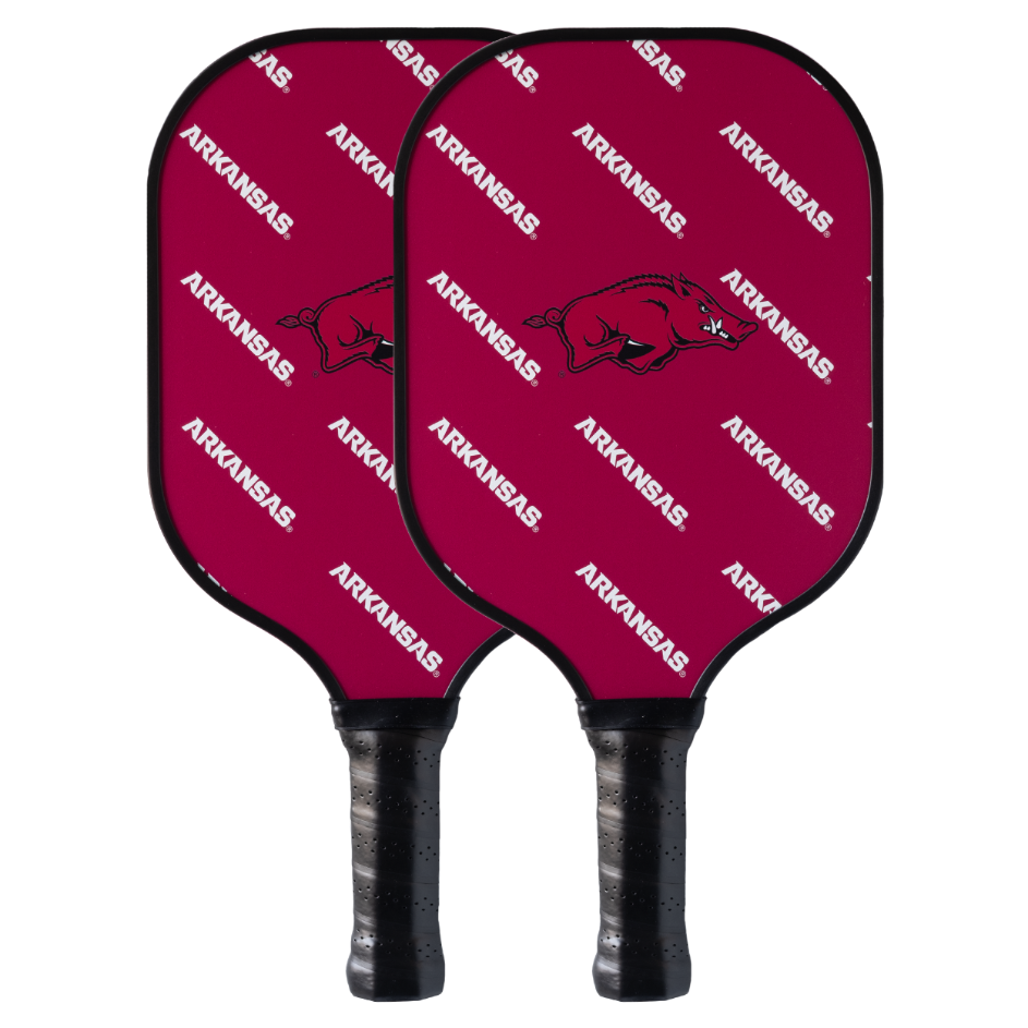 Arkansas Razorbacks pickleball paddle set