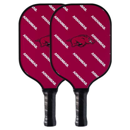 Arkansas Razorbacks pickleball paddle set