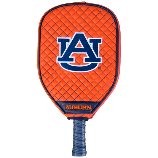 Auburn Tigers Orange quilted pickleball paddle cover