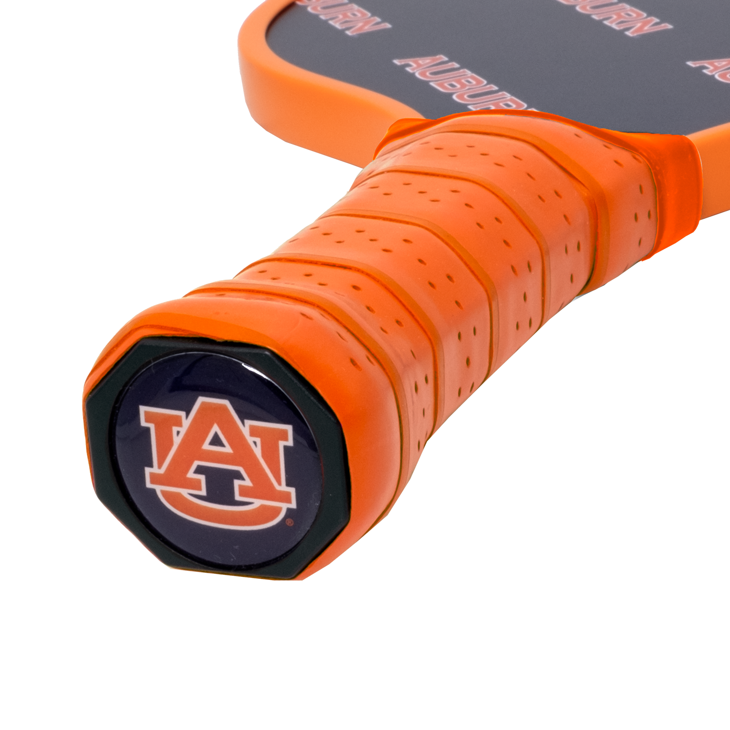 Auburn Tigers pickleball paddle handle logo