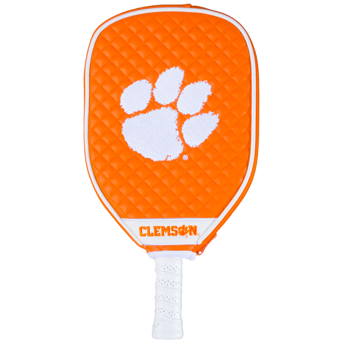 Clemson Tigers quilted pickleball paddle cover