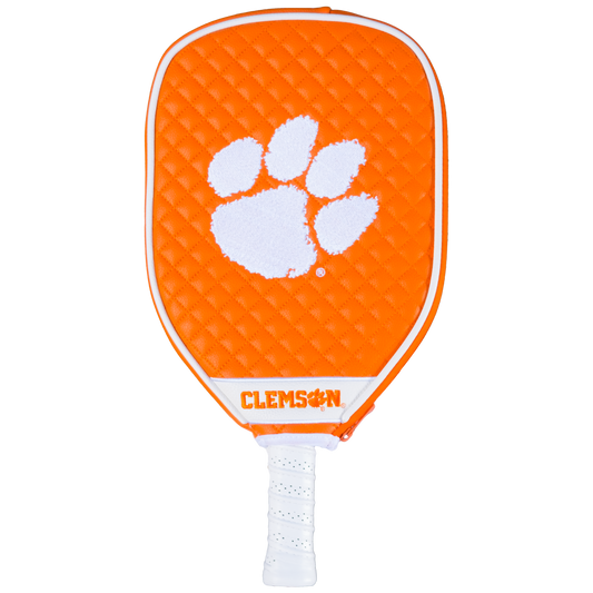 Clemson Tigers quilted pickleball paddle cover